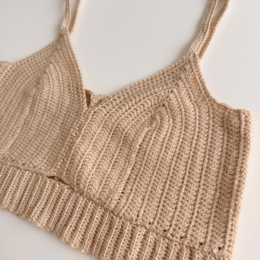 Knotty Nude Bralette - large